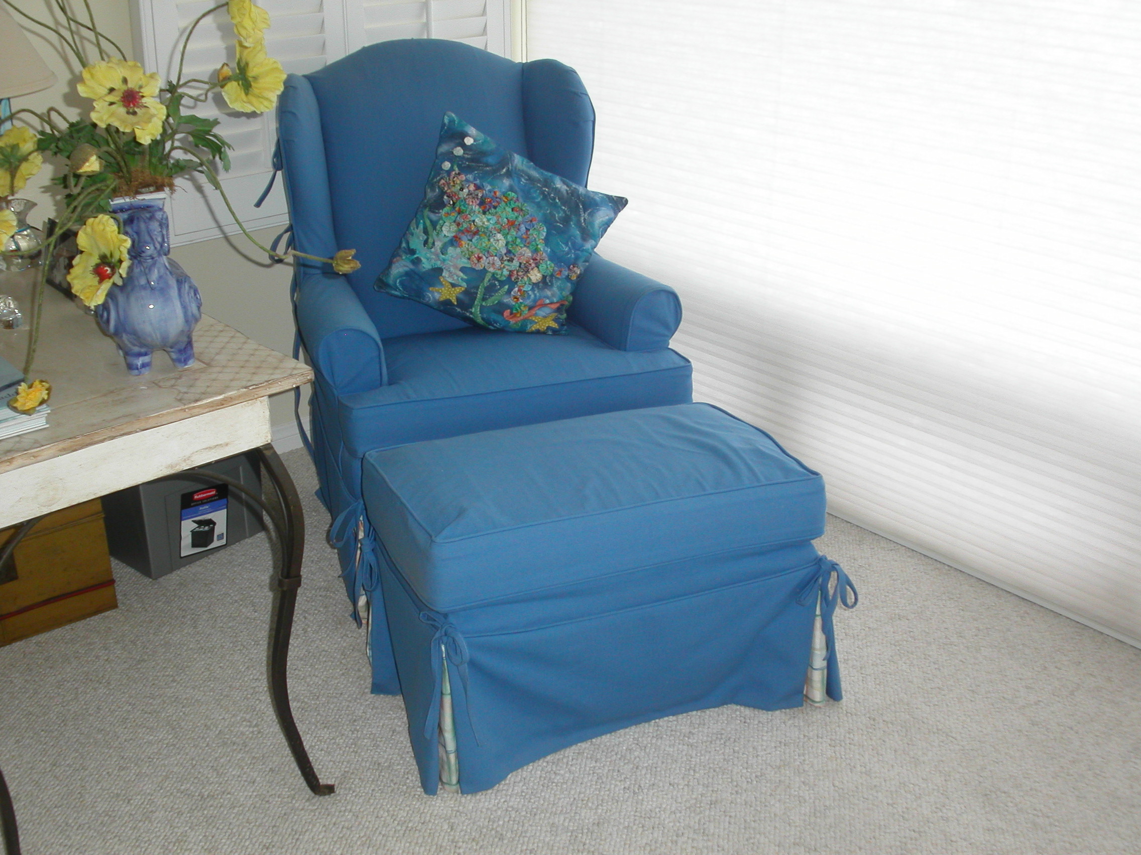 Custom Upholstered Slip covers